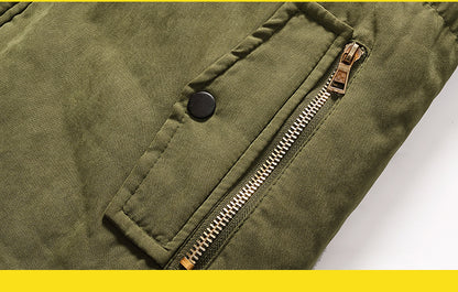 Winter Cotton Hoodies Coats for Men
