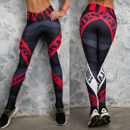 Sexy Geometry Design Yoga Leggings