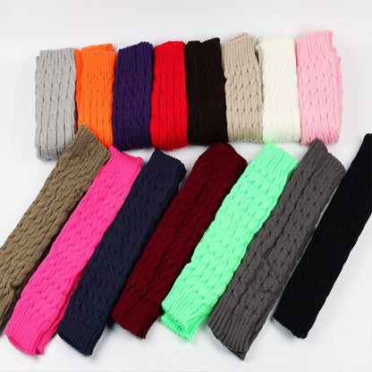 2 Pairs/set 40 cm Long Knitted Socks for Women