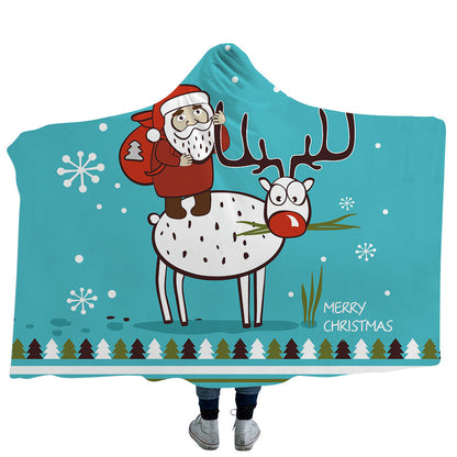 Merry Christmas Magic Hats Throw Blankets