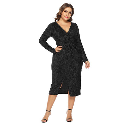Plus Sizes Women V Neck Short Party Dresses