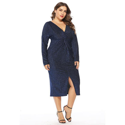 Plus Sizes Women V Neck Short Party Dresses