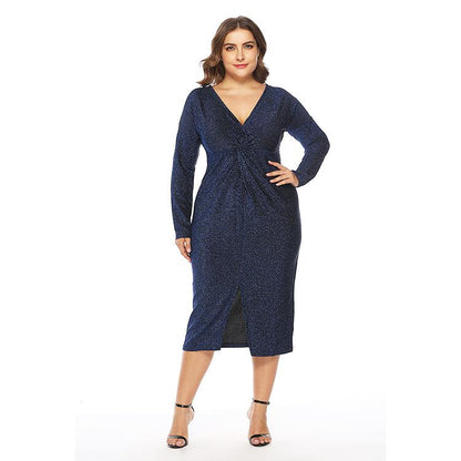 Plus Sizes Women V Neck Short Party Dresses