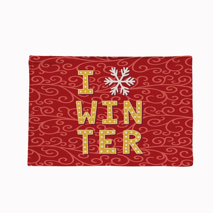 Christmas Linen Traycloth 4pcs/Set