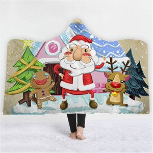 Merry Christmas Magic Hats Throw Blankets