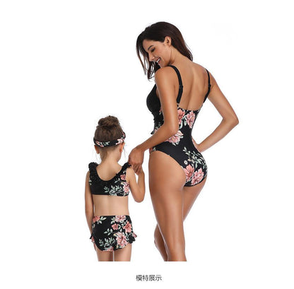 Summer Beach One Piece Bikini Swimwear-STYLEGOING