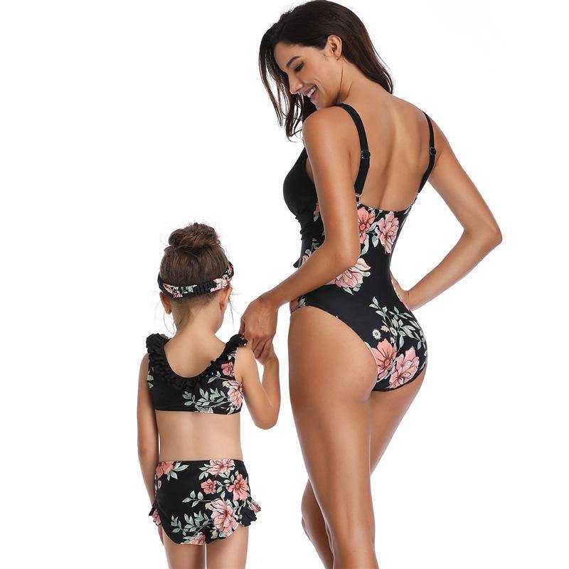 Summer Beach One Piece Bikini Swimwear-STYLEGOING