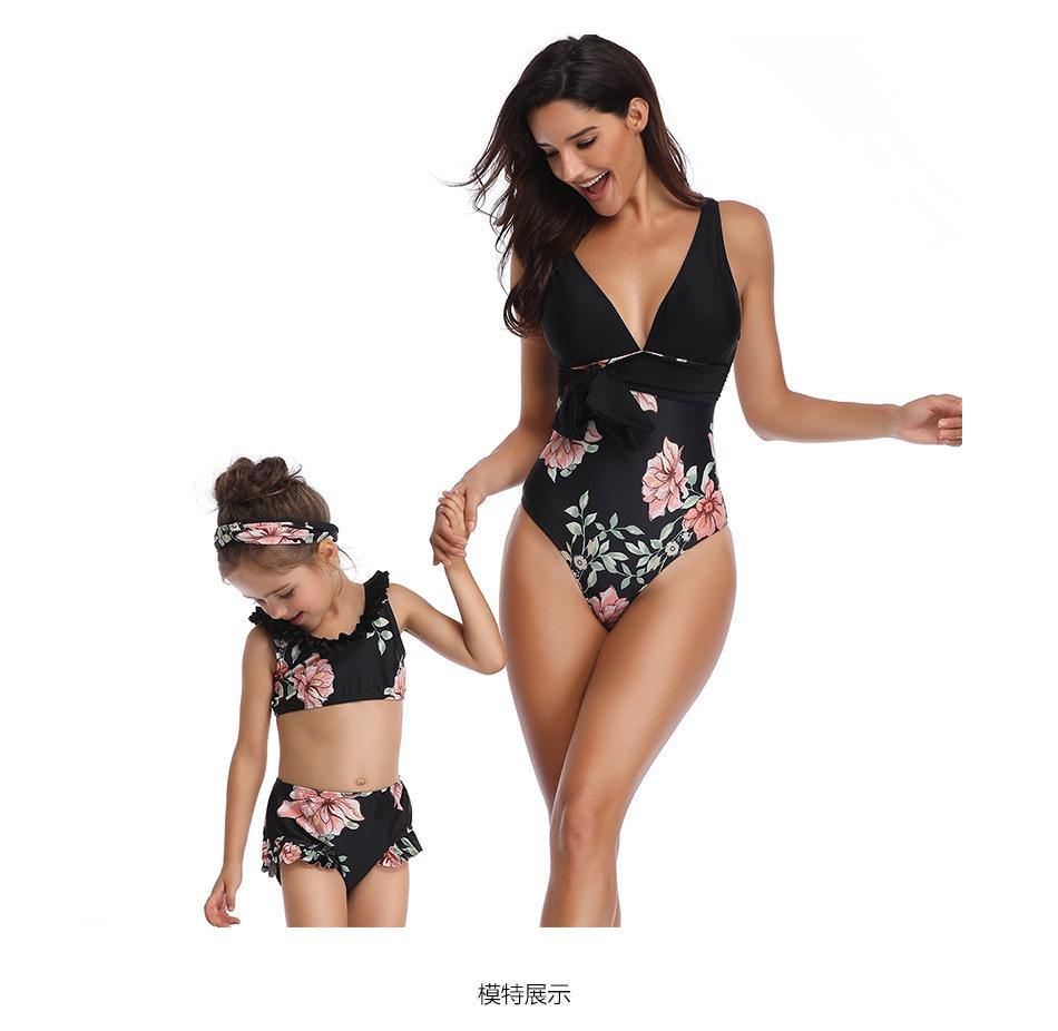 Summer Beach One Piece Bikini Swimwear-STYLEGOING