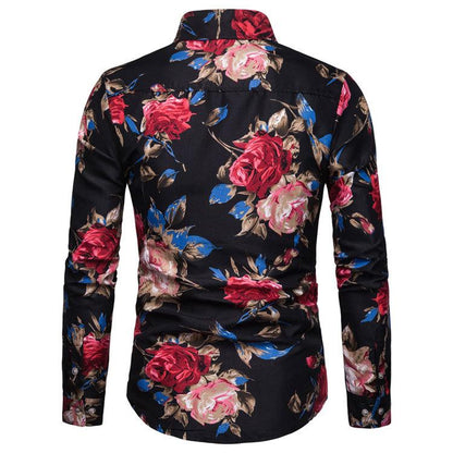 Plus Sizes Men Long Sleeves Shirts-STYLEGOING