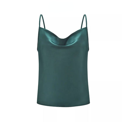 Sexy Chiffon Spagetti Straps Women Crop Tops