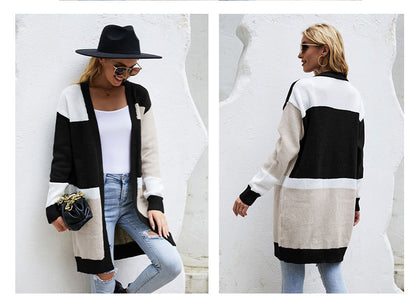 Women Plus Sizes Knitting Cardigan Coats