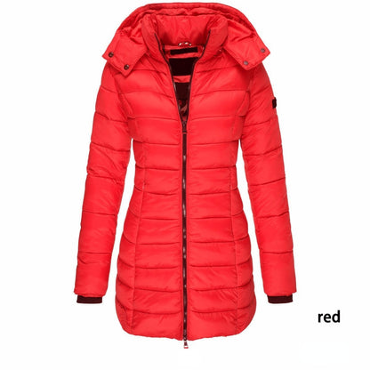 Casual Cotton Long Outerwear for Women