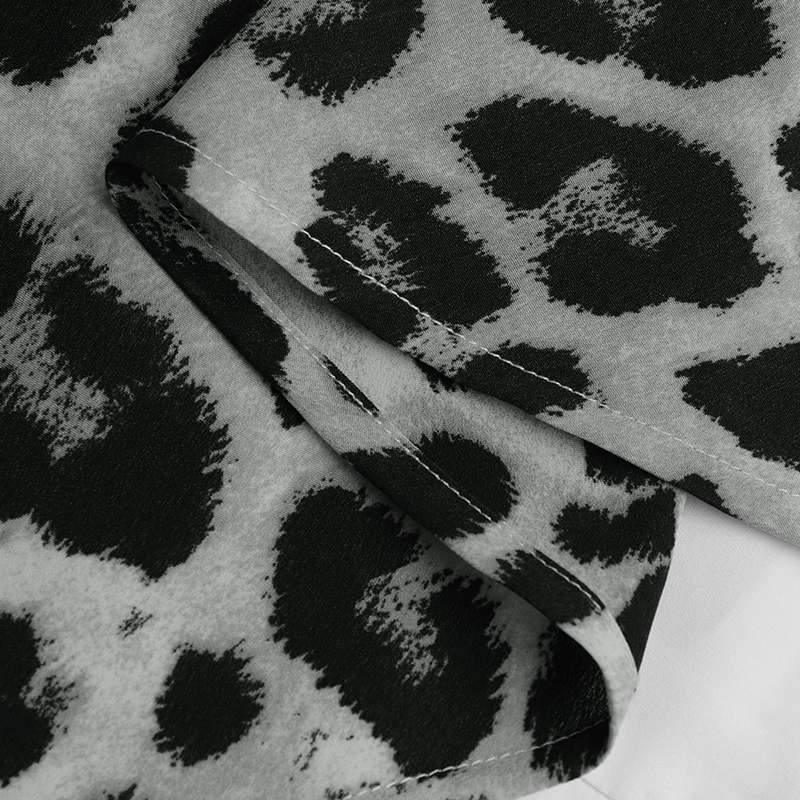 Sexy One Shoulder Leopard Print  Long Women Jumpsuits