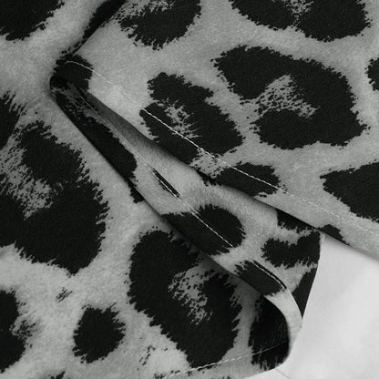 Sexy One Shoulder Leopard Print  Long Women Jumpsuits