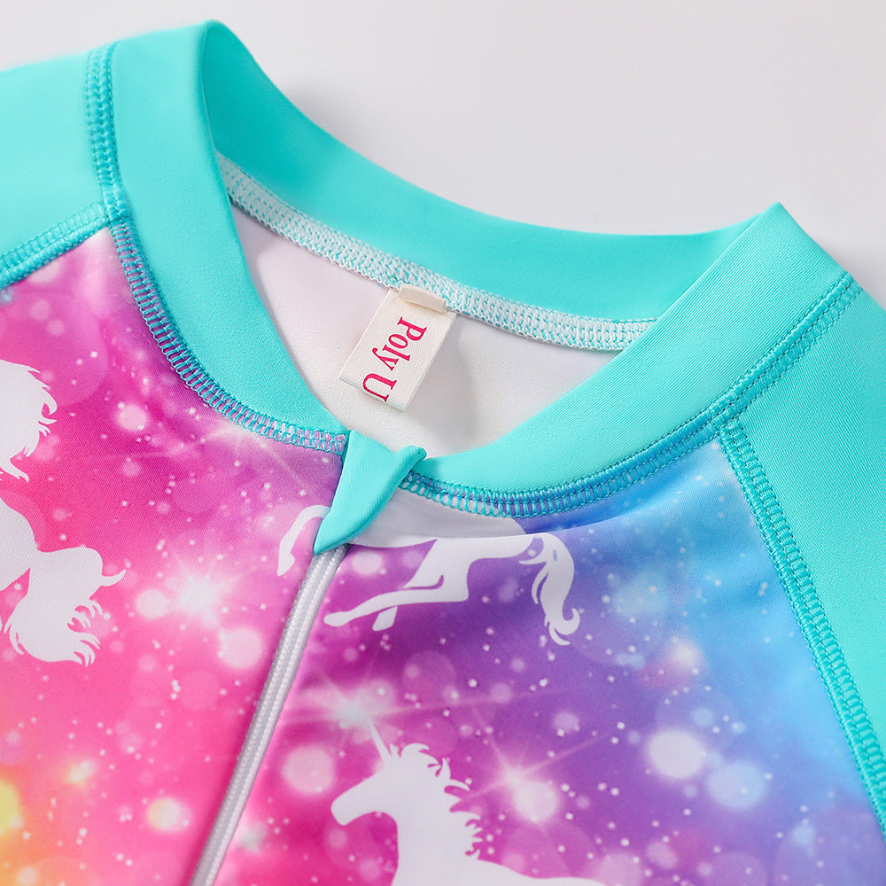 Long Sleeves Summer Beach Swimsuits for Girls