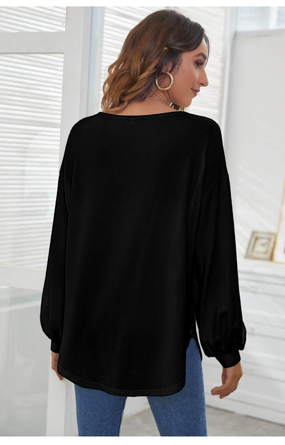 Casual Women Long Sleeves T Shirts