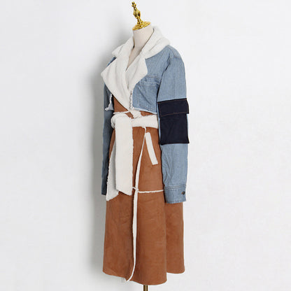 Fashion Sherpa Warm Long Overcoat for Women