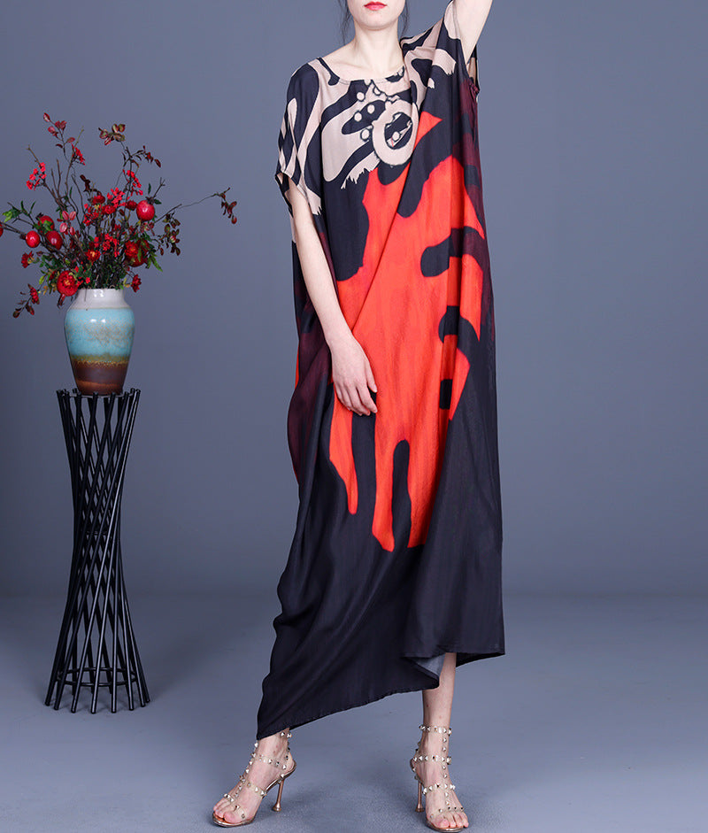 Summer Graffiti Romper Plus Sizes Dresses