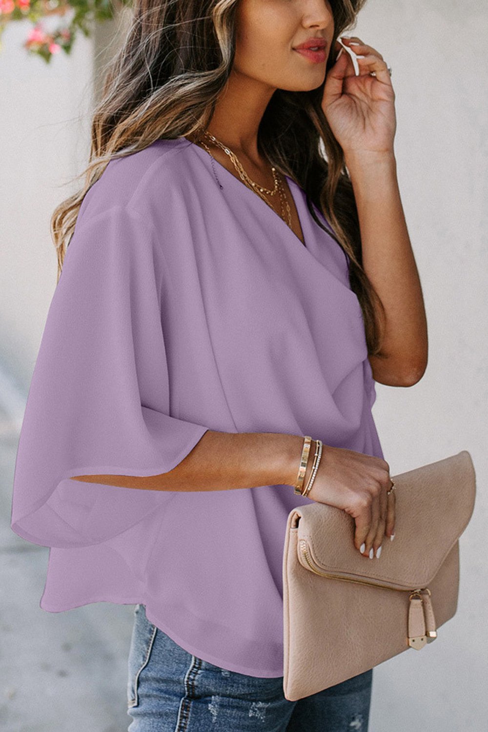 Summer Women Chiffon Leisure Blouses Shirts