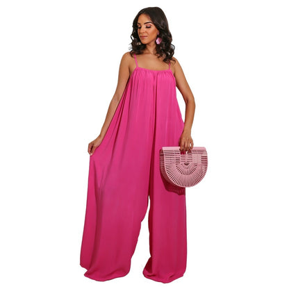 Sexy Casual Spaghetti Straps Women Jumpsuits