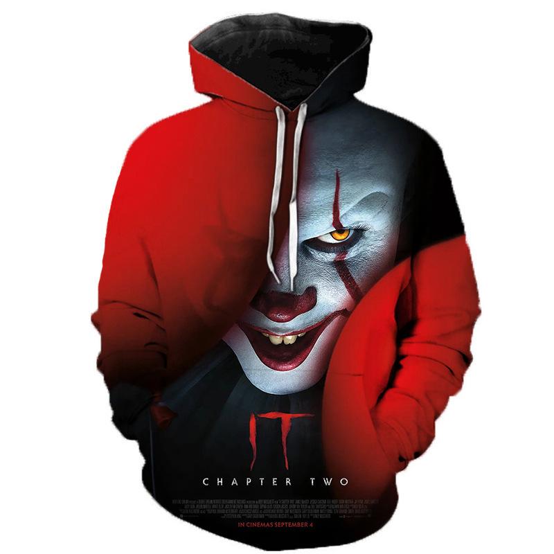 Halloween Clown 3D Prints Casual Hoodies-STYLEGOING
