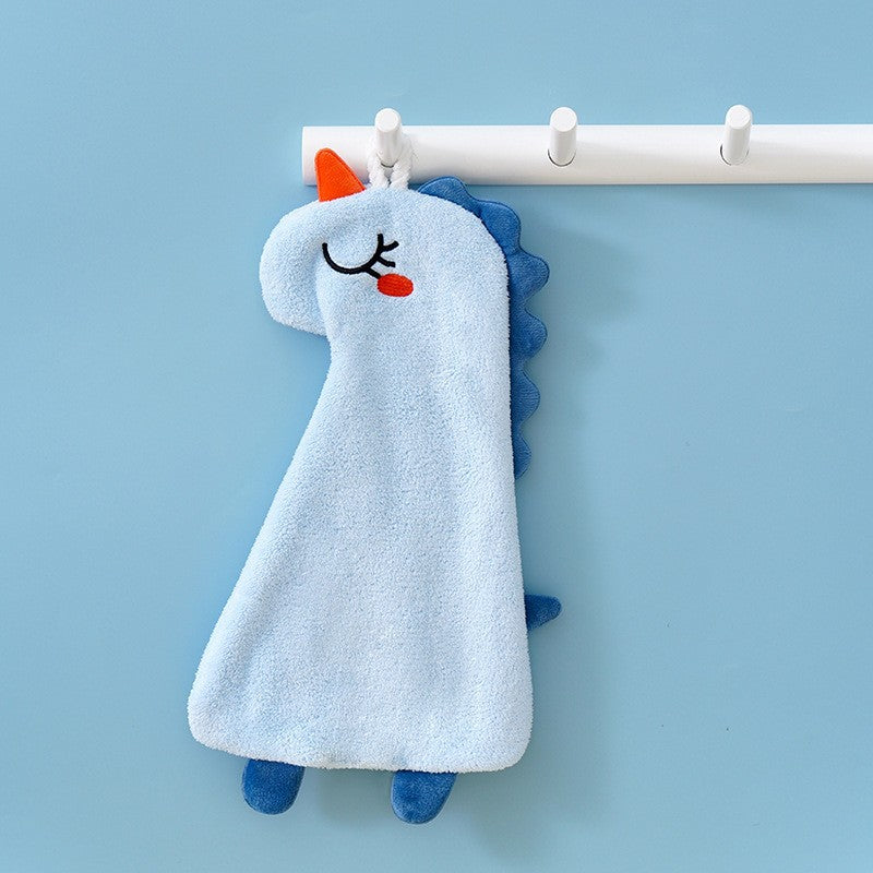 Lovely Dinosaur Design Fleece Washcloths