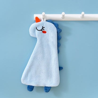 Lovely Dinosaur Design Fleece Washcloths