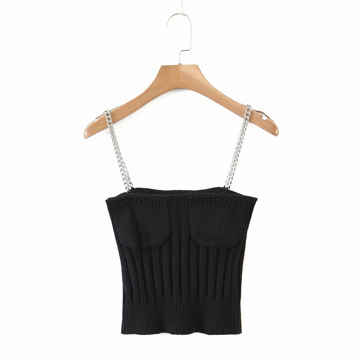 Autumn Women Knitted Straps&sweater Sets