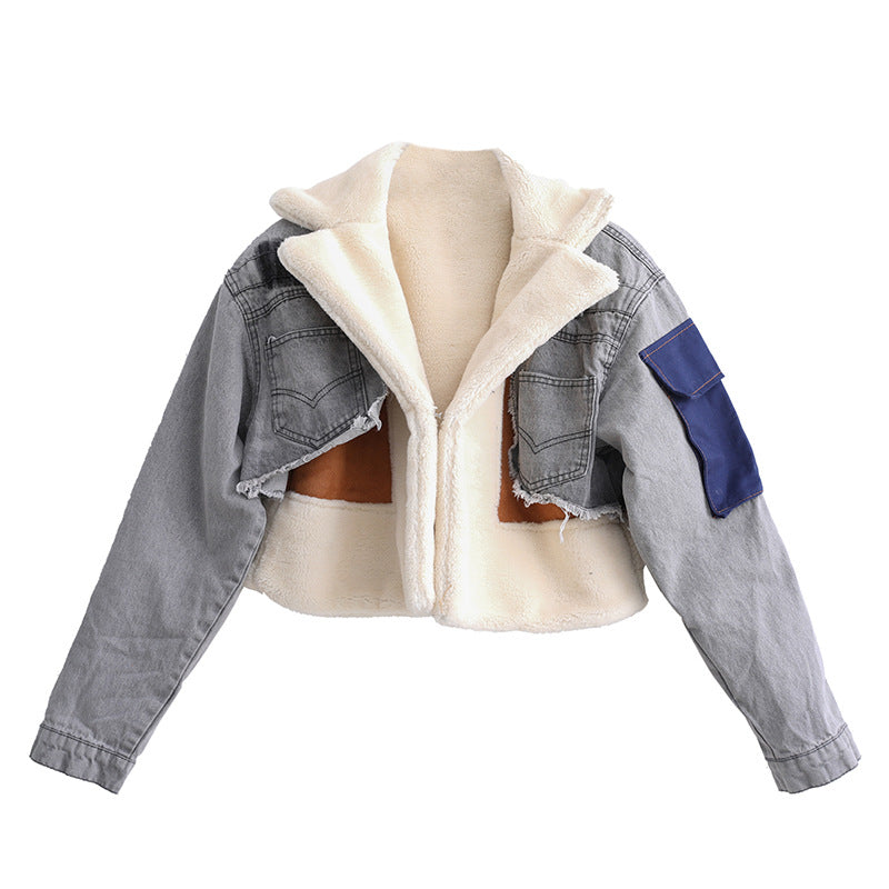 Fashion Casual Velvet Warm Women Jacket for Women