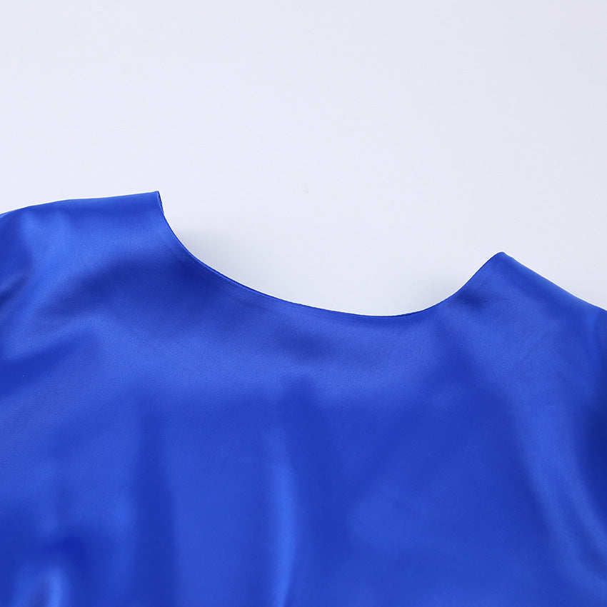Sexy Designed Midriff Baring Backless Summer Women Tops