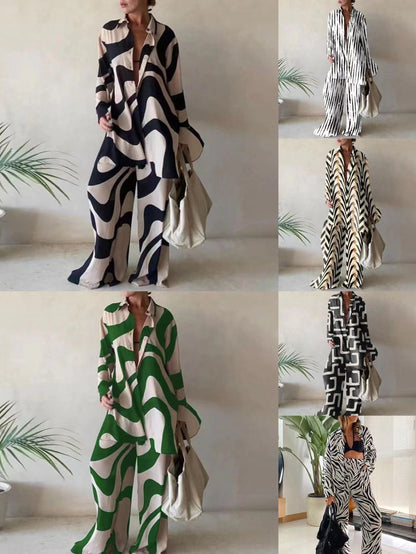 Casual Summer Holiday Long Sleeves Suits for Women
