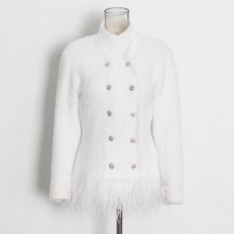 Designed Tassels Short Women Coats