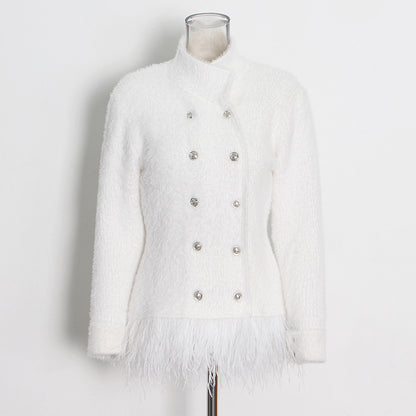 Designed Tassels Short Women Coats