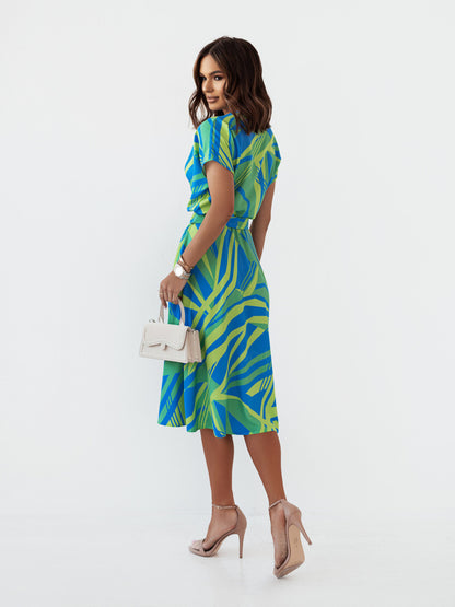Sexy V Neck Short Sleeves Dresses