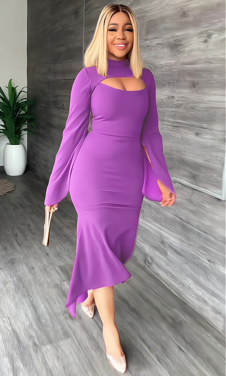 Sexy Long Sleeves Sheath Dresses