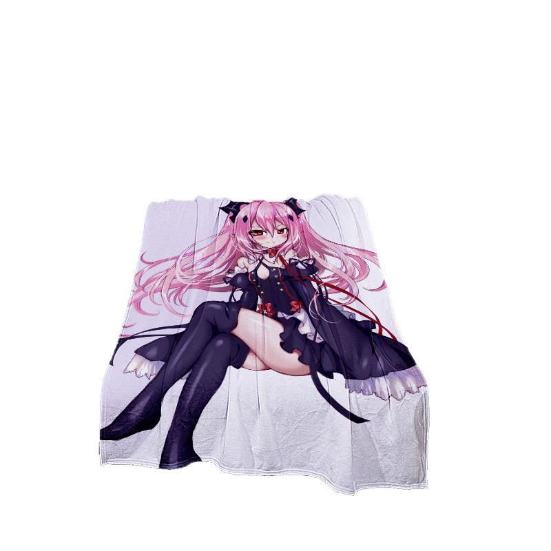 Animation Seraph Print Fleece Soft Blanket--Free Shipping at meselling99