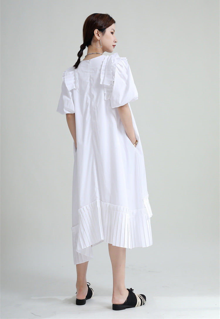 Elegant Irregular Girls Summer Long Dresses