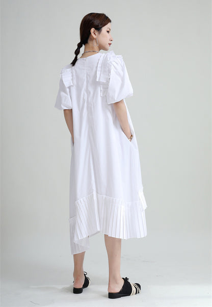 Elegant Irregular Girls Summer Long Dresses