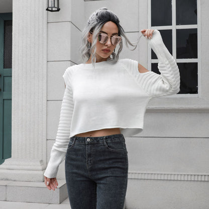 Designed Women Knitting Long Sleeves Sweaters