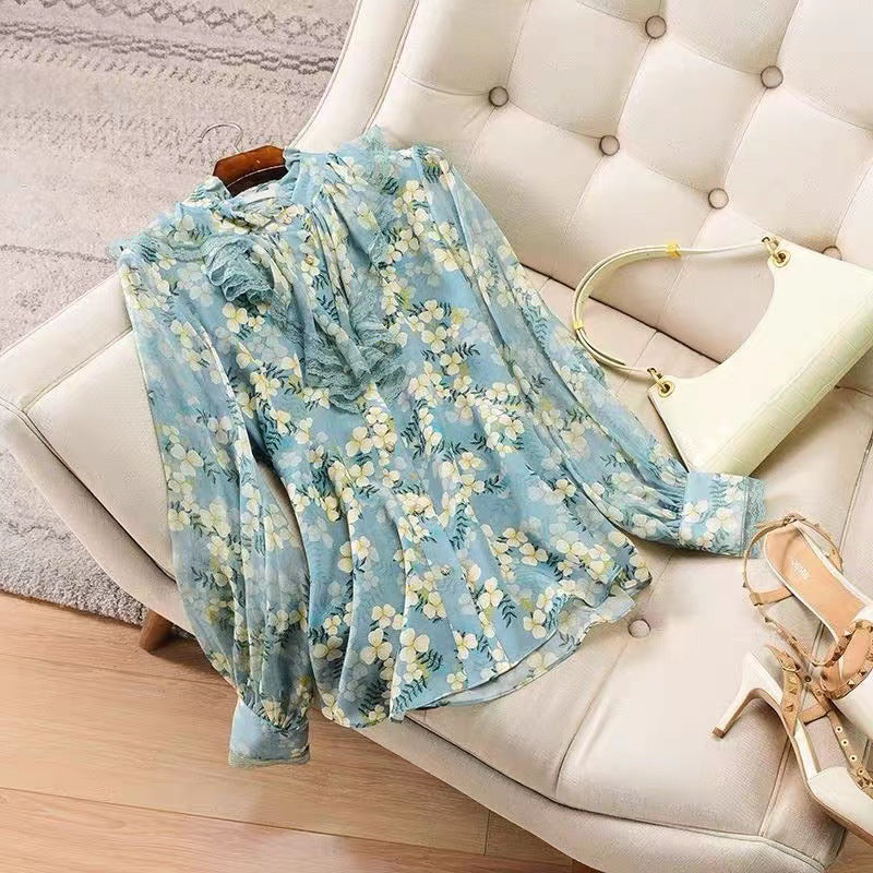 Designed Ruffled Women Blouses Shirts