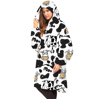 Soft Bee Print Lazy Wearable Watching TV Blanket