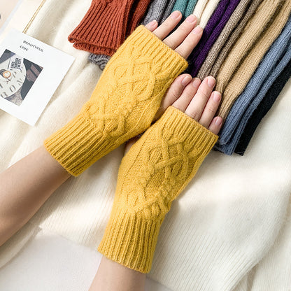 2 pairs/Set Winter Warm Knitted Gloves