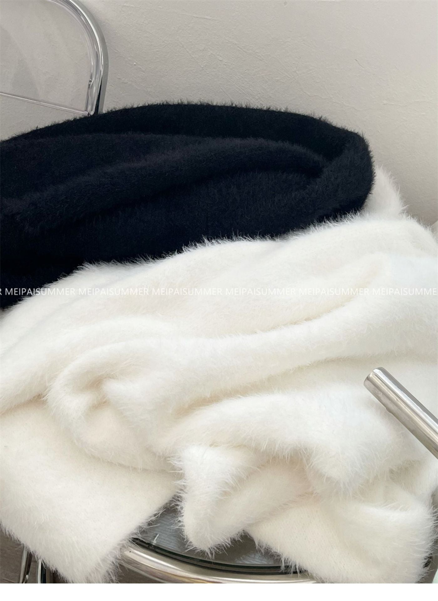 Casual Velvet Mink Long Knitting Cardigan Coats for Women