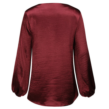 Casual Women Long Sleeves T Shirts Blouses