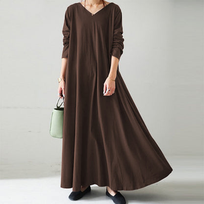 Casual Women Long Dresses Cozy Dresses