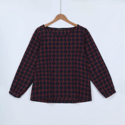 Vintage Linen Long Sleeves T Shirts for Women