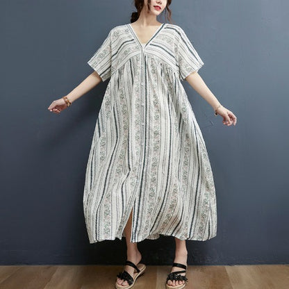 Summer Plus Sizes Long Cozy Dresses