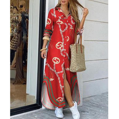Leisure Fashion T Shirt Long Dresses-STYLEGOING