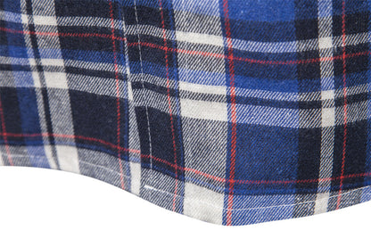 Fall Plaid Long Sleeves Shirts for Men