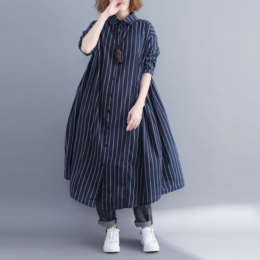 Fashion Linen Plus Sizes Fall Shirts Coats